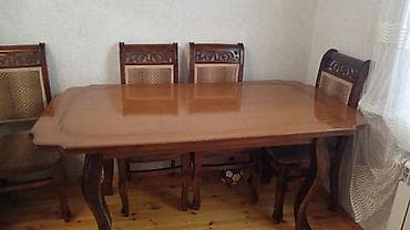 sutul: Masa desti. 130man. 6 oturacaqlidi.Acilmir.Tecili evden — 1