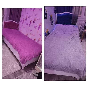 Oğlan və qız üçün, Çarpayı, Bazasız, Matras ilə, Siyirməsiz