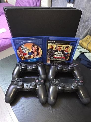 Ps4 slim 500gb Olduqca az istifadə olunub. 420₼. Ünvan Əhmədli ✨