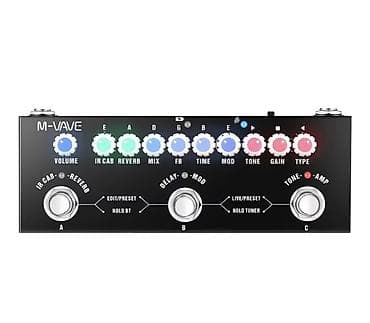 gitara: 🎸 M-VAVE Cube Baby Gitara Multiefekt Prosessor Pedalı Elektro gitara — 2