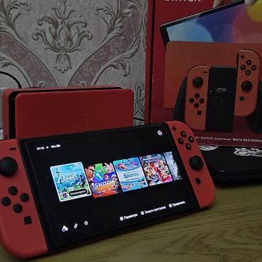 Продаю Nintendo Switch OLED Mario Red Edition в идеальном состоянии 🎮