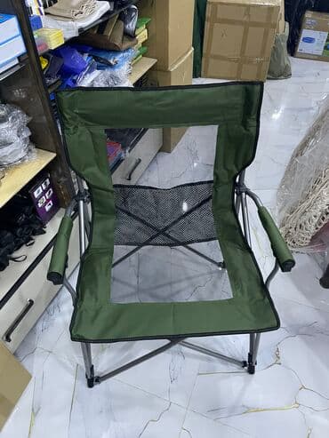 çənə rezini: Piknik stulu teze mallar 🔺200 kq ağırlığa davamlı Qatlanan kreslo — 1