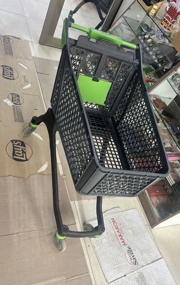 Витрины для аксессуаров: Mağaza/Supermarket alış-veriş arabası - Material: möhkəm plastik — 1