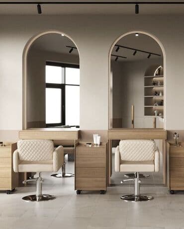 soft home: Yeni, Saş kəsimi üçün masa, Güzgülü — 5