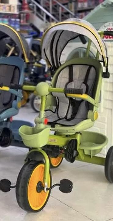 uşaq oyuncaqları paska: Uşaq üçtəkərli velosipedi – çoxfunksiyalı model - Yaş qrupu: körpə və — 1