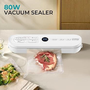 80W vakuum qapadıcı aparat - 65 000 Pa güclü vakumlama: qidanın