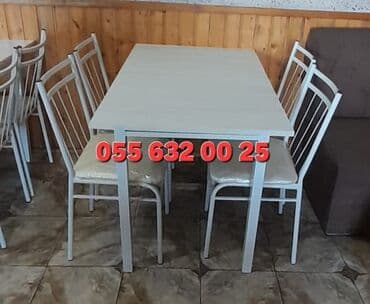 toxunma saplar satisi: Yeni, Kvadrat masa, Açılmayan, Stullar ilə, Metal, Azərbaycan — 27