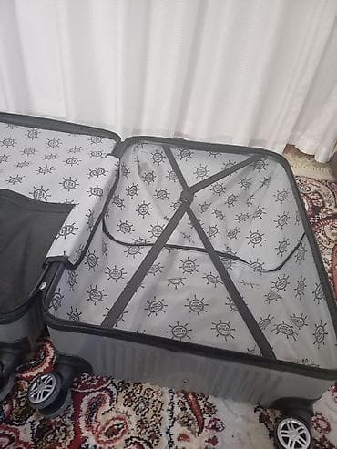 Çamadanlar: Türkiyədən alınıb, gətirilib. yenidir. bərk materiyaldı. 25 kq-ə qədər — 6