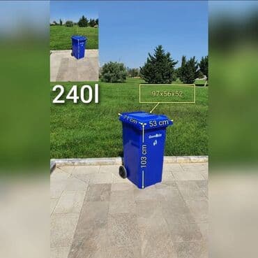 Tullantı qabları: Tullanti qabi zibil qabi goodbin 20 l 40 l 50 l 60 l 100 l 120 l 240 — 8