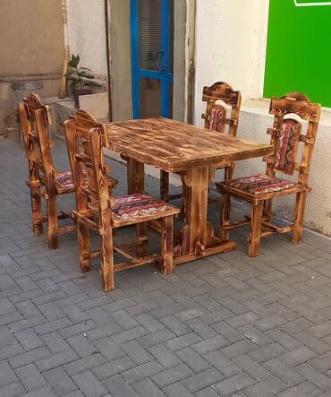 Stol və stular
digər taxta mebeləridə hazırlanır