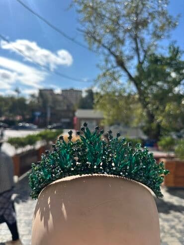 nişan xoncaları bəzədilməsi: Bəzəkli tac/diadem dəsti - İki rəng variantı: açıq çəhrayı və — 2