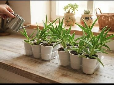 Aloe vera şitilləri – otaq və balkon üçün asan qulluqlu sukulent