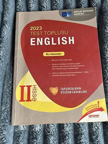 Velosipedlər: Məhsul: İngilis dili üzrə test topluları və hazırlıq kitabları dəsti — 3