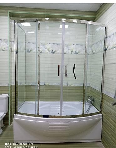 hamam dekoru: Yeni Üstü açıq kabina, Künc üçün, Pulsuz çatdırılma — 7