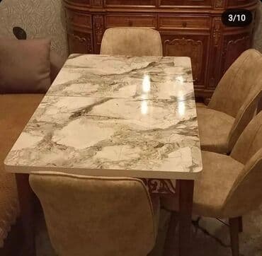 sulutepe kiraye heyet evleri 2022: Qonaq otağı üçün, Yeni, Açılan, Dördbucaq masa, 4 stul — 10