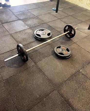 TA SPORTS ştanq və disk dəsti qantellər çəki daşları 1kq-3.5 man. qrif — 4