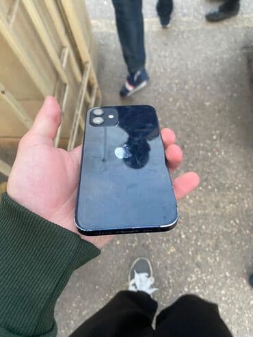 iphone 12 az: IPhone 12, 64 GB, Midnight, Simsiz şarj, Face ID — 4