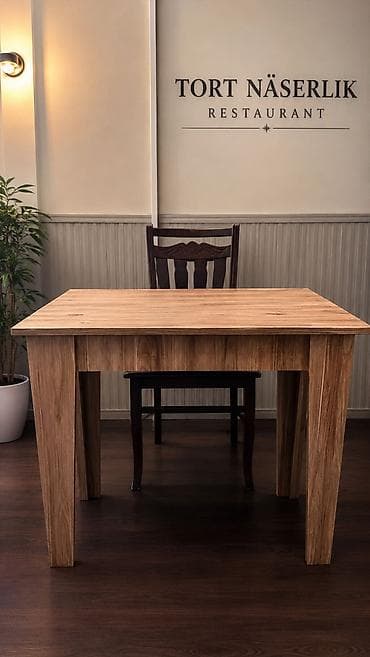Restoran ve kafe ucun. Masa 5 eded Yenidir 1/1 Qiymet 90 azn (1) lalafo.az -da Restoran ve kafe ucun. Masa 5 eded Yenidir 1/1 Qiymet 90 azn (1)