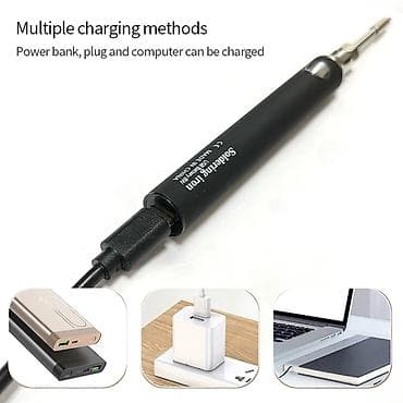 Reklam lövhələri: Gözəl dizaynlı, akumlyatorlu lehim aparati. Type C ile zaryadka yiqir — 4