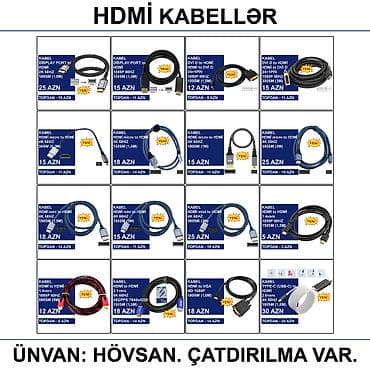 x96 mini android tv box ram rom: HDMİ DVİ VGA Display Port Type-C USB Kabellər 📍Ünvan: Bakı şəh — 4