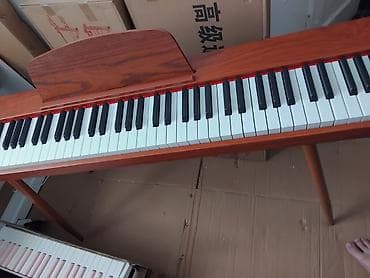 Digər: Elektro Pianino Qəhvəyi rəngli 88 klaviş tam oktava Pianino səslidir 4 — 2