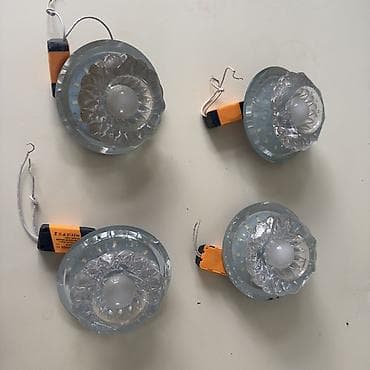 divar ici dus: LED tavan spot işıqları – dekorativ büllur effektli, iki rejimli • — 4