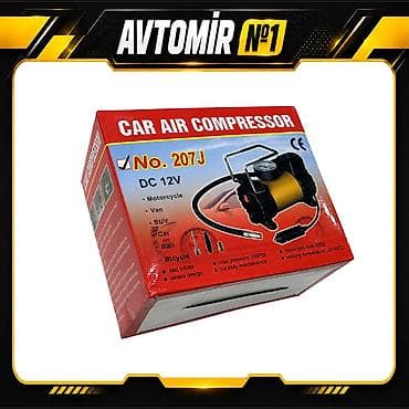 Avtomobil üçün 12V hava kompressoru 207J Avtomobil təkərlərinin rahat
