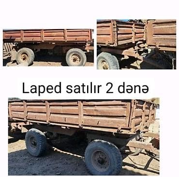 Kənd təsərrüfatı üçün 2 ədəd ikioxlu qoşqu (laped) satılır