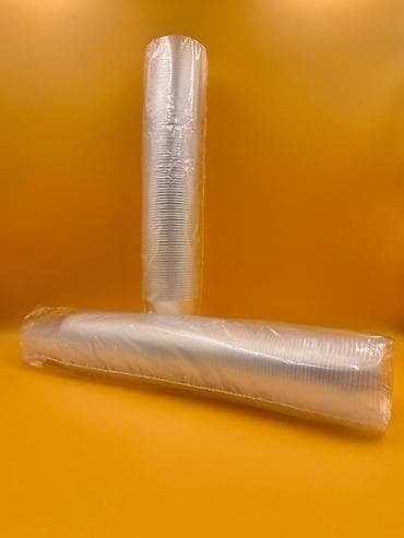 plastik qab: Topdan satiw qiymetine birdefelik stekanlar 100 ededi 5 AZN. unvandan — 5