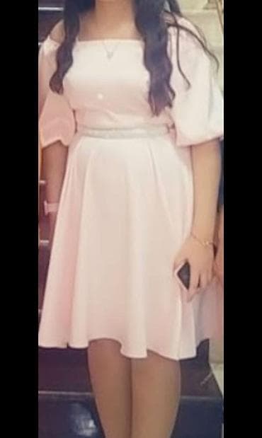 don modelləri 2023: Açıq çəhrayı rəngdə atlas don klyoş 1 dəfə toya geyinilib təzədir 42 — 2