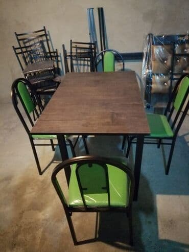 miz ustul: Mətbəx üçün, Yeni, Qatlanmayan, Stul — 24