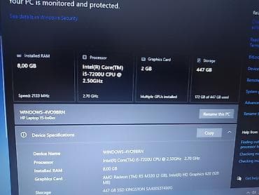 notebook çantaları: İşlənmiş HP 15.4 ", Intel Core i5, 512 GB, Ünvandan götürmə, Ödənişli çatdırılma — 4