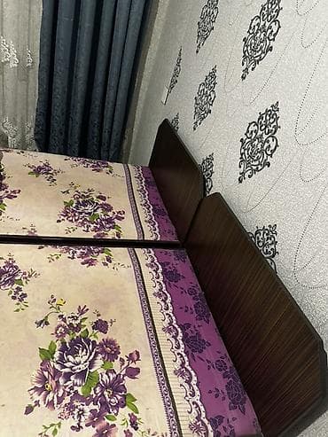 mebel kravat: İkinəfərlik çarpayı, Bazasız, Matrassız, Siyirməsiz — 2