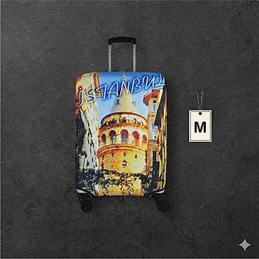 Çamadanlar: Çamadanı tozdan, cızıqdan və gündəlik aşınmadan qoruyan, elastik, asan — 1