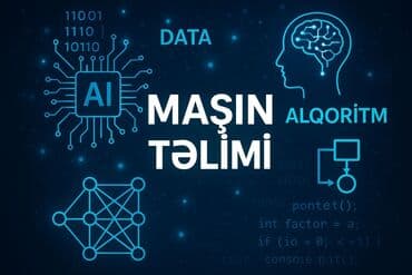 правила дорожного движения: Maşın Təlimi (Machine Learning) kursu - Məzmun: 1 saat 15-20 manat — 1