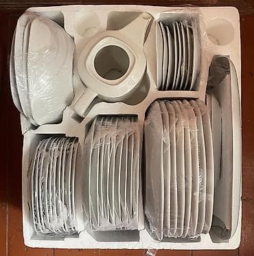 kraft paketler: Nahar dəsti, Farfor — 9