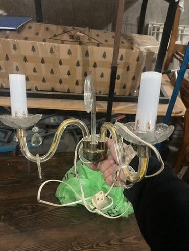 çılçıraq satışı: Çılçıraq, 2 lampa, Şüşə — 4