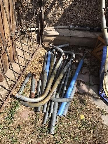 Bağ üçün dairəvi batut – komplekt hissələr - Ölçü: təxminən 3–4 m — 2