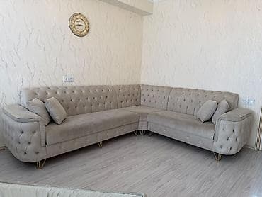 kreditle kunc divanlar: Künc divan, Yeni, Açılmayan, Bazalı, Vеlur parça — 2