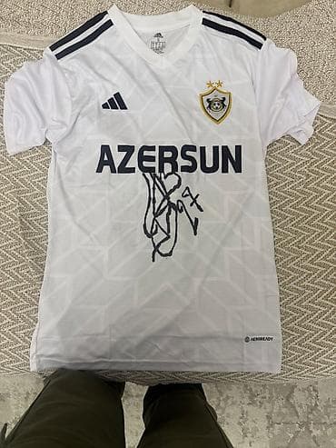 imzalı formalar: Futbolka, Adidas, S, rəng - Ağ — 2