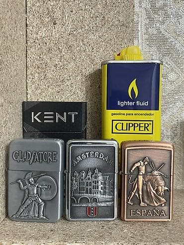 Satılır – çox keyfiyyətli metal benzinli alışqanlar 🔥 Kolleksiya üçün