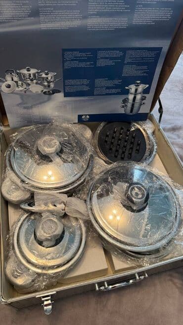 Tava-qazan dəstləri: Rəng - Gümüşü, Almaniya — 4