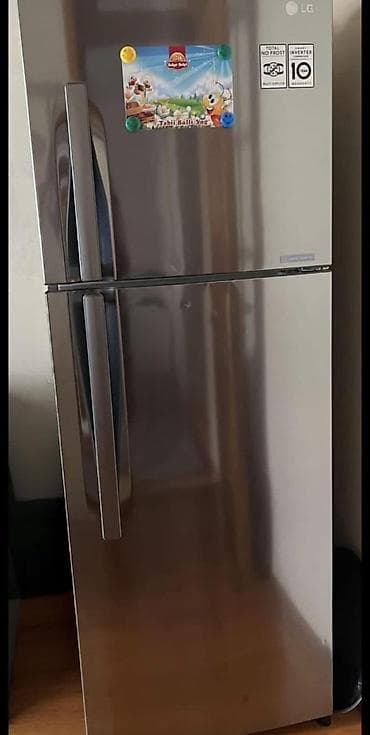 İşlənmiş 2 qapılı LG Soyuducu Satılır, rəng - Boz, Dolab içi