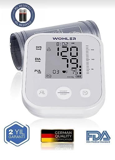 tibbi mehsullar: Çatdırılma!Qoldan və biləkdən ölçən modellər. Elektron tonometr.Təzyiq — 1