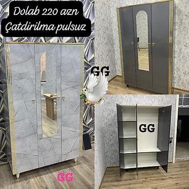 suseli skaf: Üç qapılı dolap. Yeni — 1