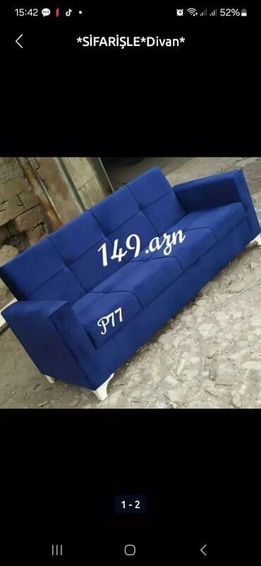 ucuz divanlarin qiymeti: Divan, Açılan, Bazalı, Parça — 1