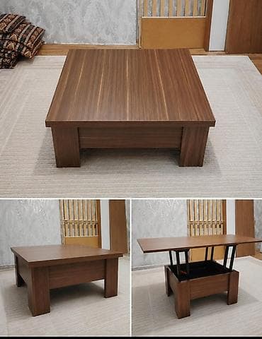 Jurnal masası, İşlənmiş, Transformer, Laminat, Kvadrat masa