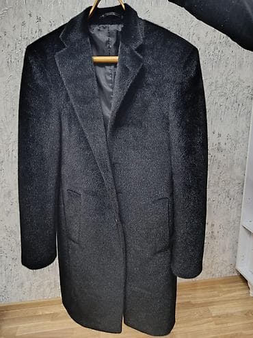 yeni geyim: Palto, rəng - Qara — 1