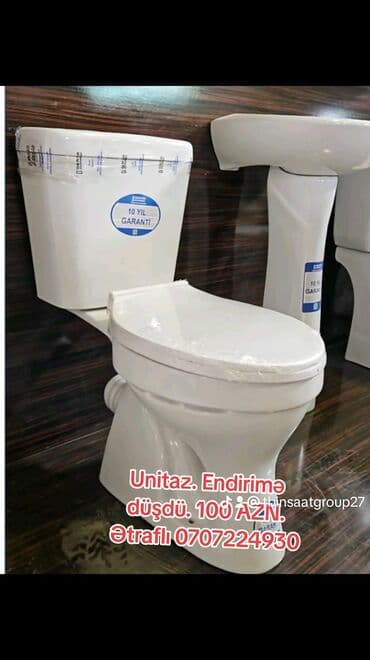 poddon satisi: Unitaz. Unitazlar. Keyfiyyətli məhsuldur . Saralmayan keramikası var — 2