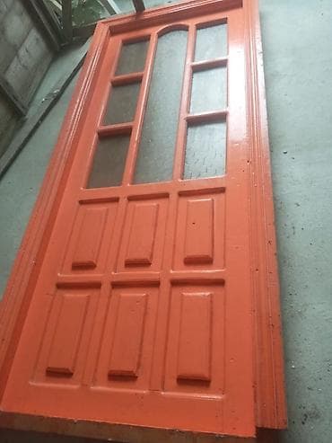 qapi darvaza: Taxta giriş/qapı panelləri - Material: kütük taxta (çərçivə və — 1